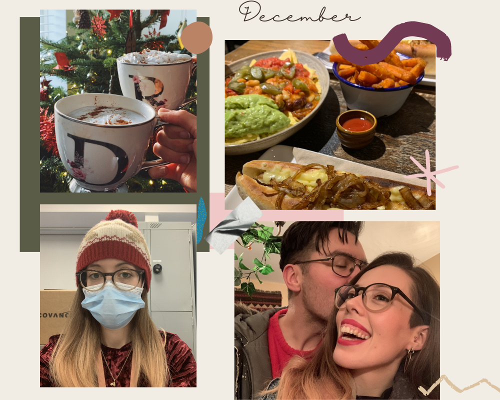 photo collage of December 2020