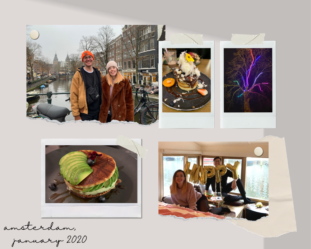 photo collage of Amsterdam 2020