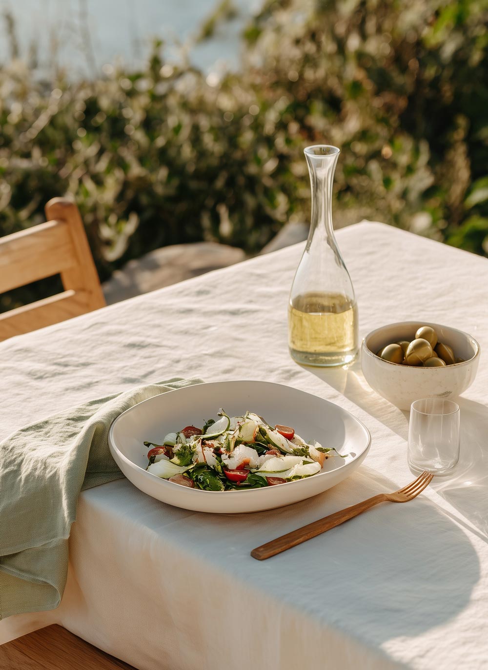 Crunchy Apple + Cranberry Salad With Feta